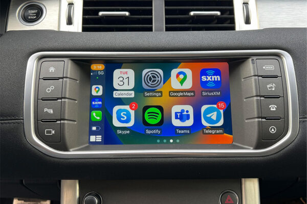 Wireless CarPlay and AndroidAuto Integration for Land Rover Evoque 2017-2017