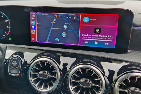 Fullscreen Wireless CarPlay and AndroidAuto Integration for Mercedes GLA / GLB 2020-2023 - Image 2